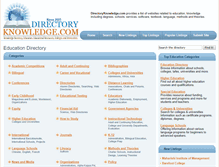 Tablet Screenshot of directoryknowledge.com
